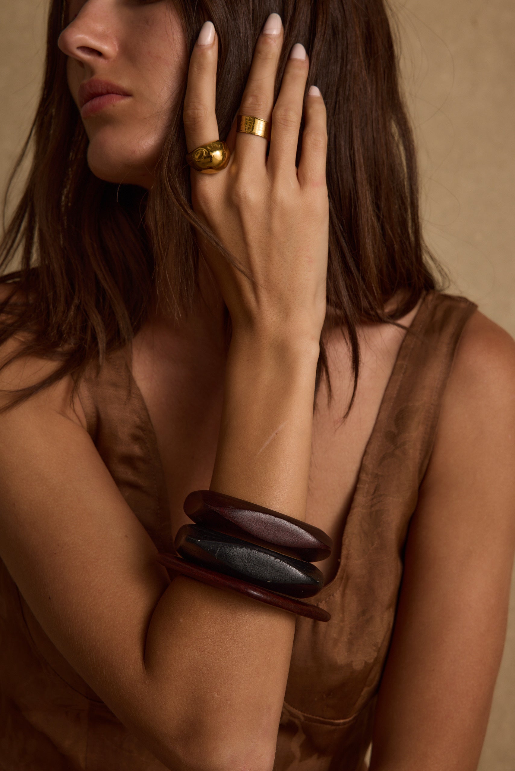 Canyon Artisan Chunky Bangle Stack