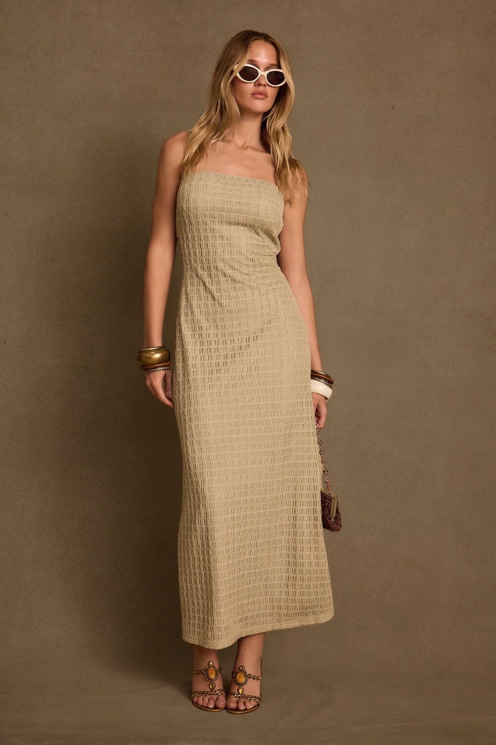 Jazmin Light Sage Midi Dress